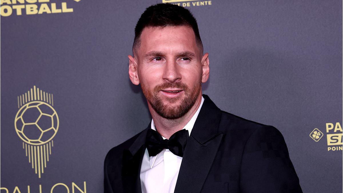 Messi, en la gala del Balón de Oro