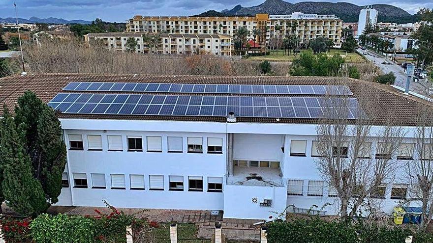 Placas solares en el CEIP s&#039;Albufera de Alcúdia