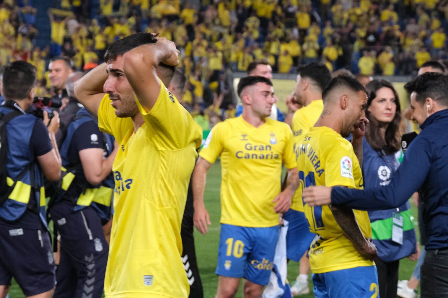 Ascenso de la UD Las Palmas, la celebración en el Estadio de Gran Canaria