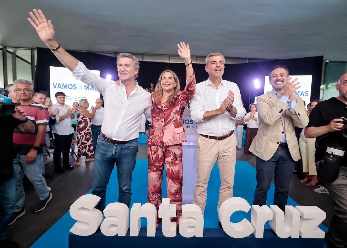 El PP presenta a Carmen Pérez como candidata a la alcaldía de Santa Cruz de Tenerife