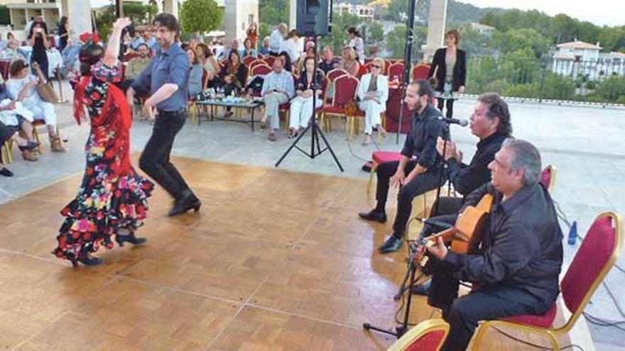 Un momento del concierto de flamenco.