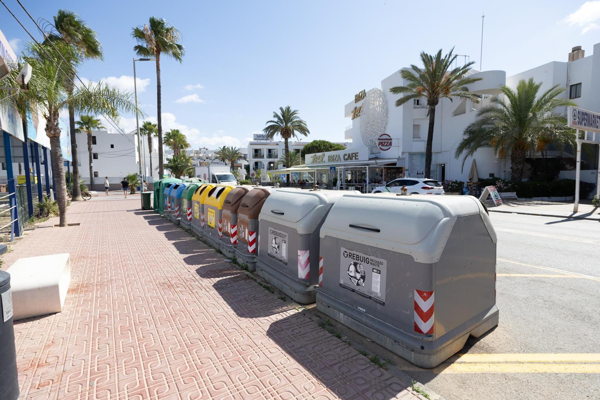 Primer día de huelga de basuras en Ibiza