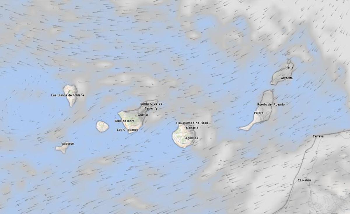 Mapa del tiempo.