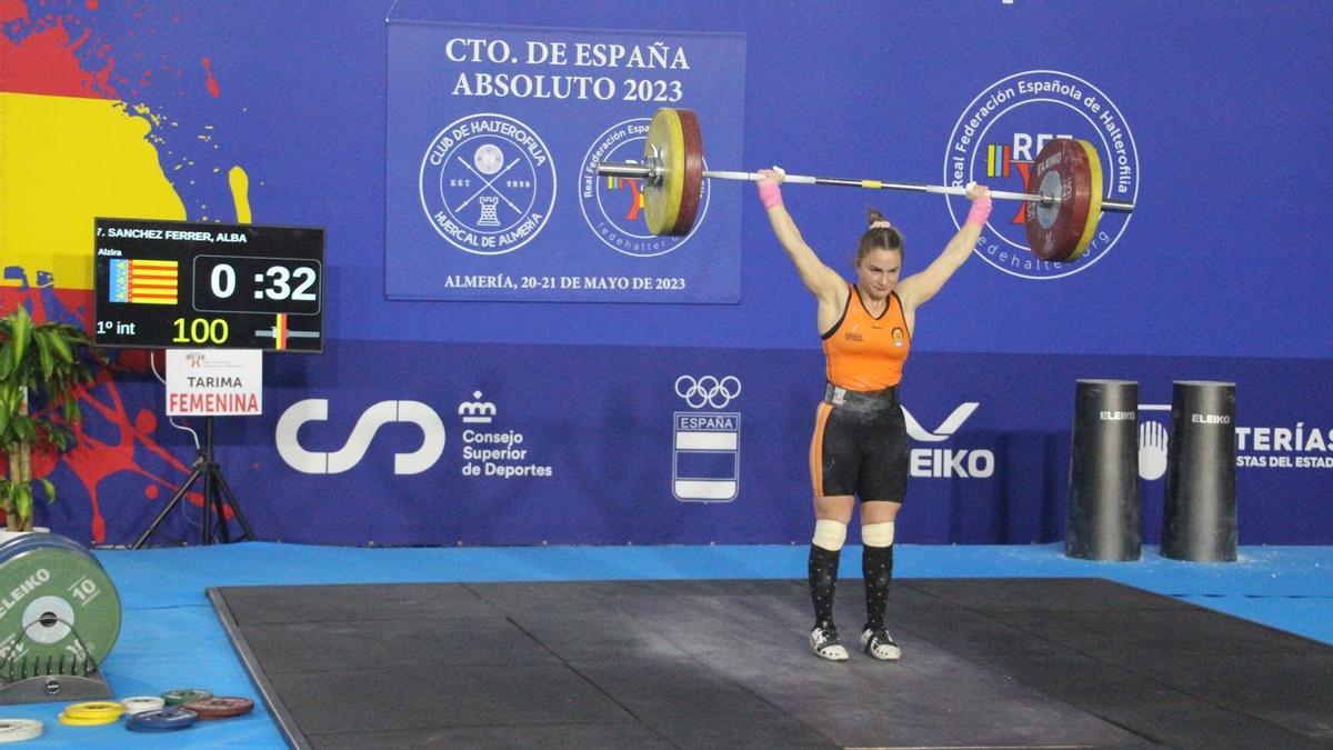 Alba Sánchez, una de las medallistas de la Comunitat Valenciana.