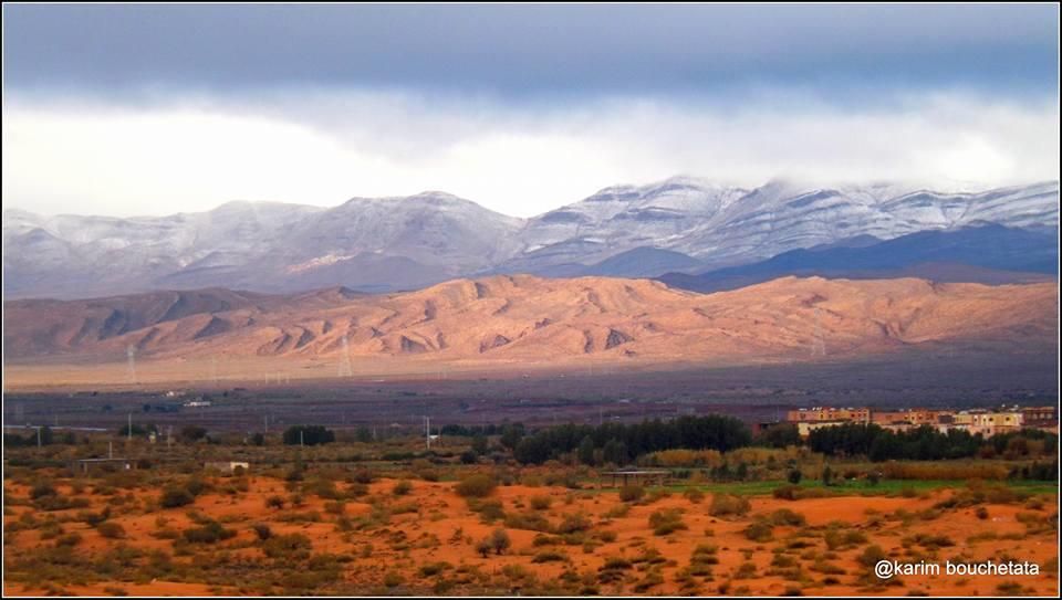 Nieve en el desierto del Sáhara