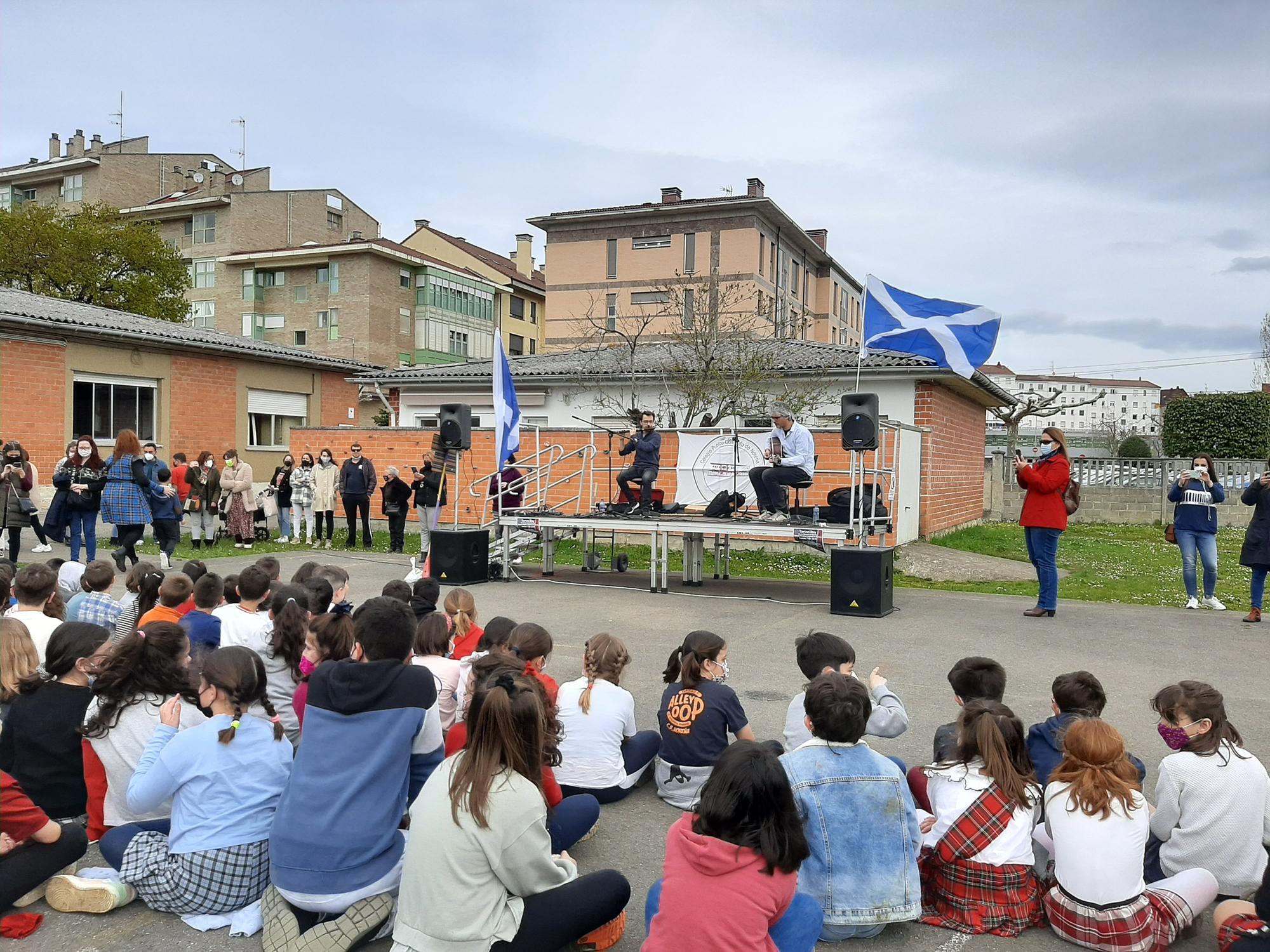 Fiesta escocesa en el colegio Condado de Noreña