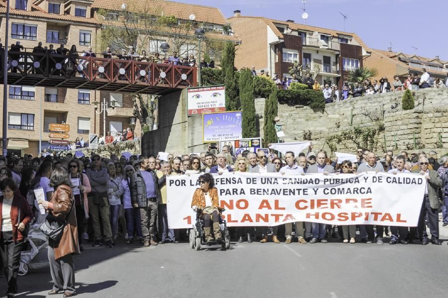 Manifestación sanitaria en Benavente