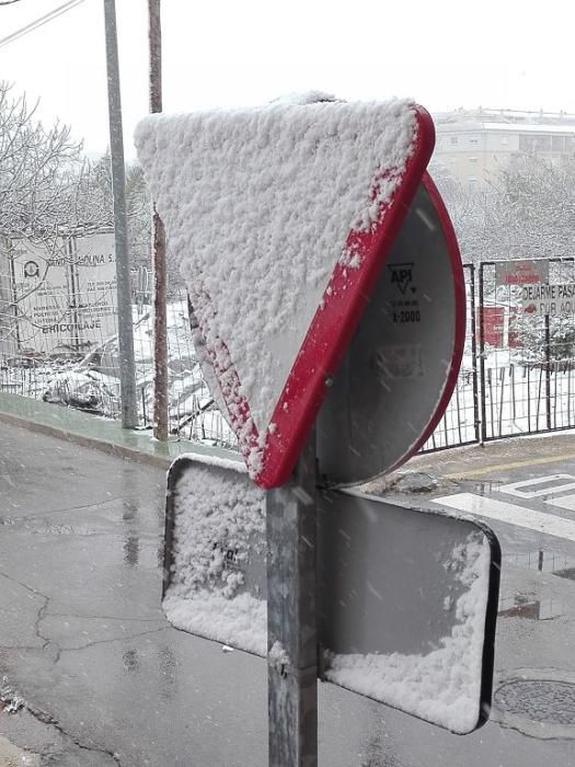 Nieve en el Barrio del Progreso - Murcia