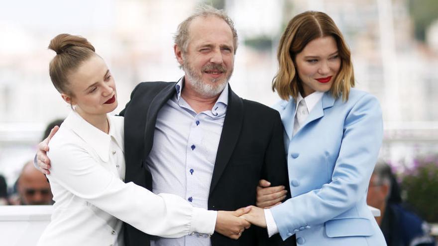 Arnaud Desplechin, Lea Seydoux i Sara Forestier.