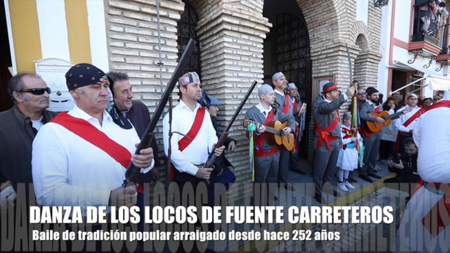 La danza de Los Locos toma las calles de Fuente Carreteros