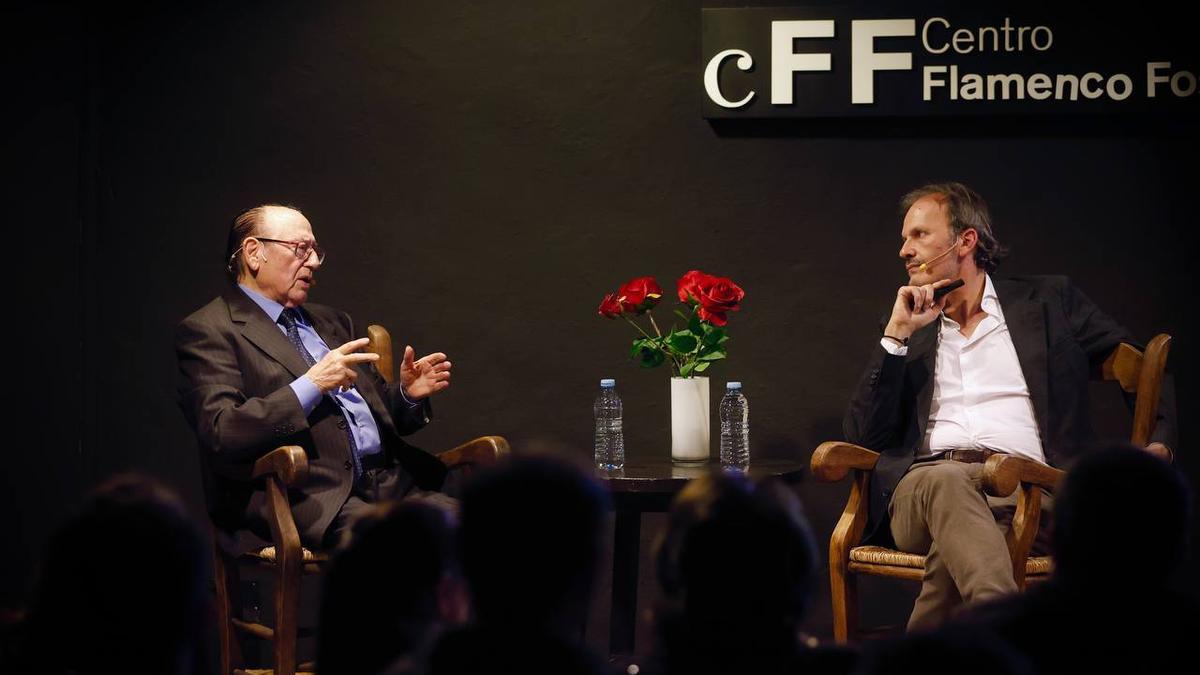 Antonio Fernández Díaz ‘Fosforito’, este jueves, en el ciclo 'Maestrías'.
