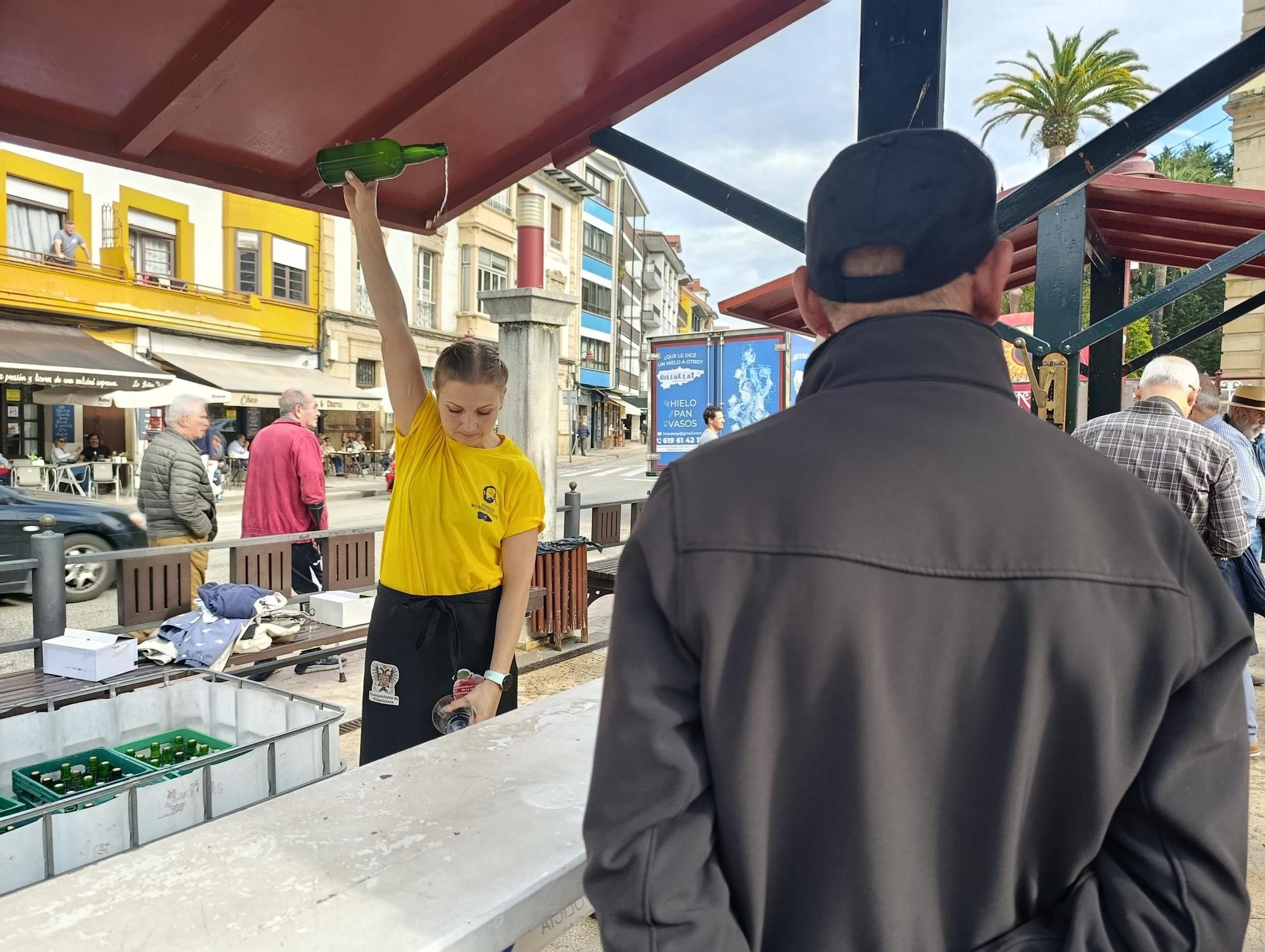 Héctor García, de Llanes,  gana la "champions" de la sidra casera en Villaviciosa