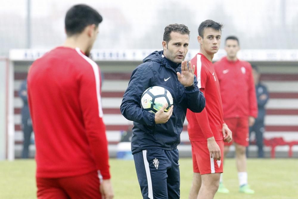 Entrenamiento del Real Sporting