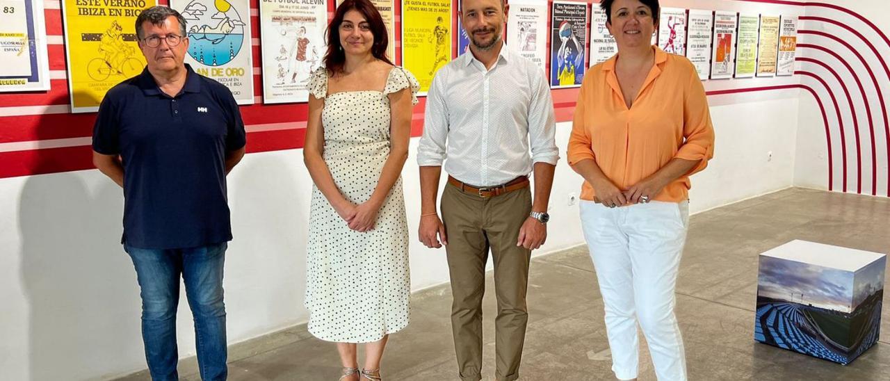 Josep Boned, Sara Ramon, Rafa Ruiz y Elena López, ayer en sa Nosta Sala. | A.E.