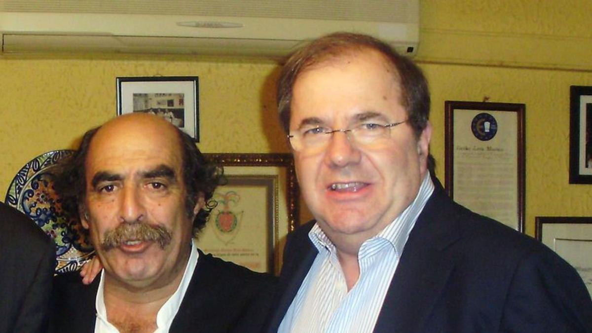 El alcalde de Castroverde de Campos con Herrera.