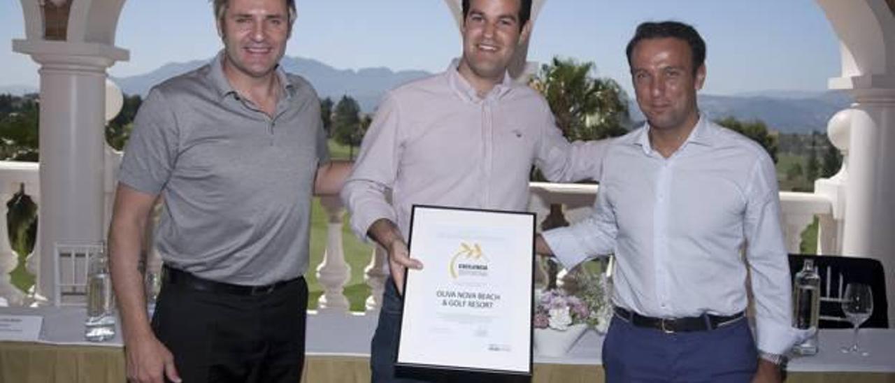 Oliva Nova Beach&amp;Golf Resort recibe el Reconocimiento de Excelencia Deportiva