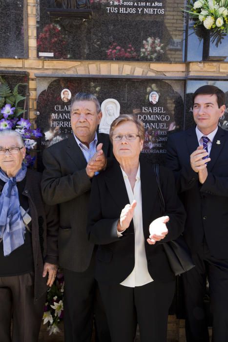 El represaliado durante la Guerra Civil ha recibido sepultura en el cementerio municipal