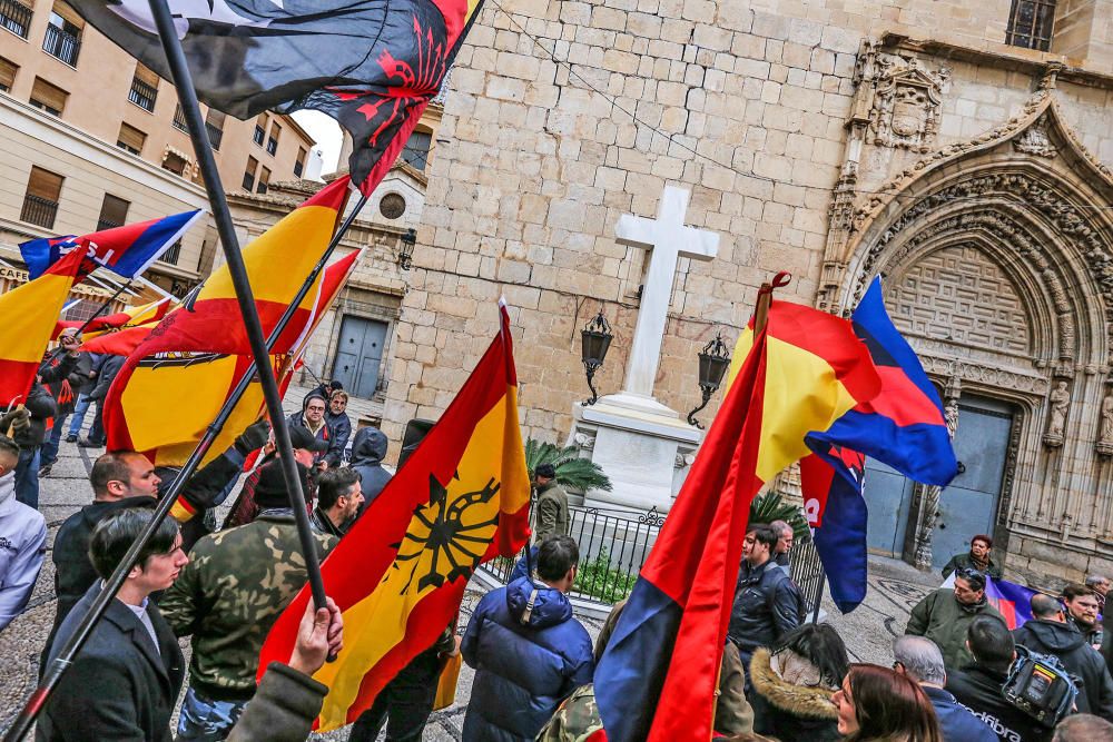 La Falange, en la manifestación en Callosa