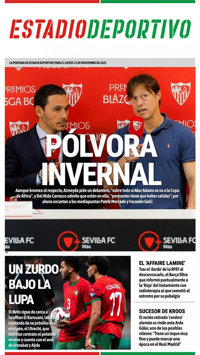 Estas son las portadas de la prensa deportiva de hoy
