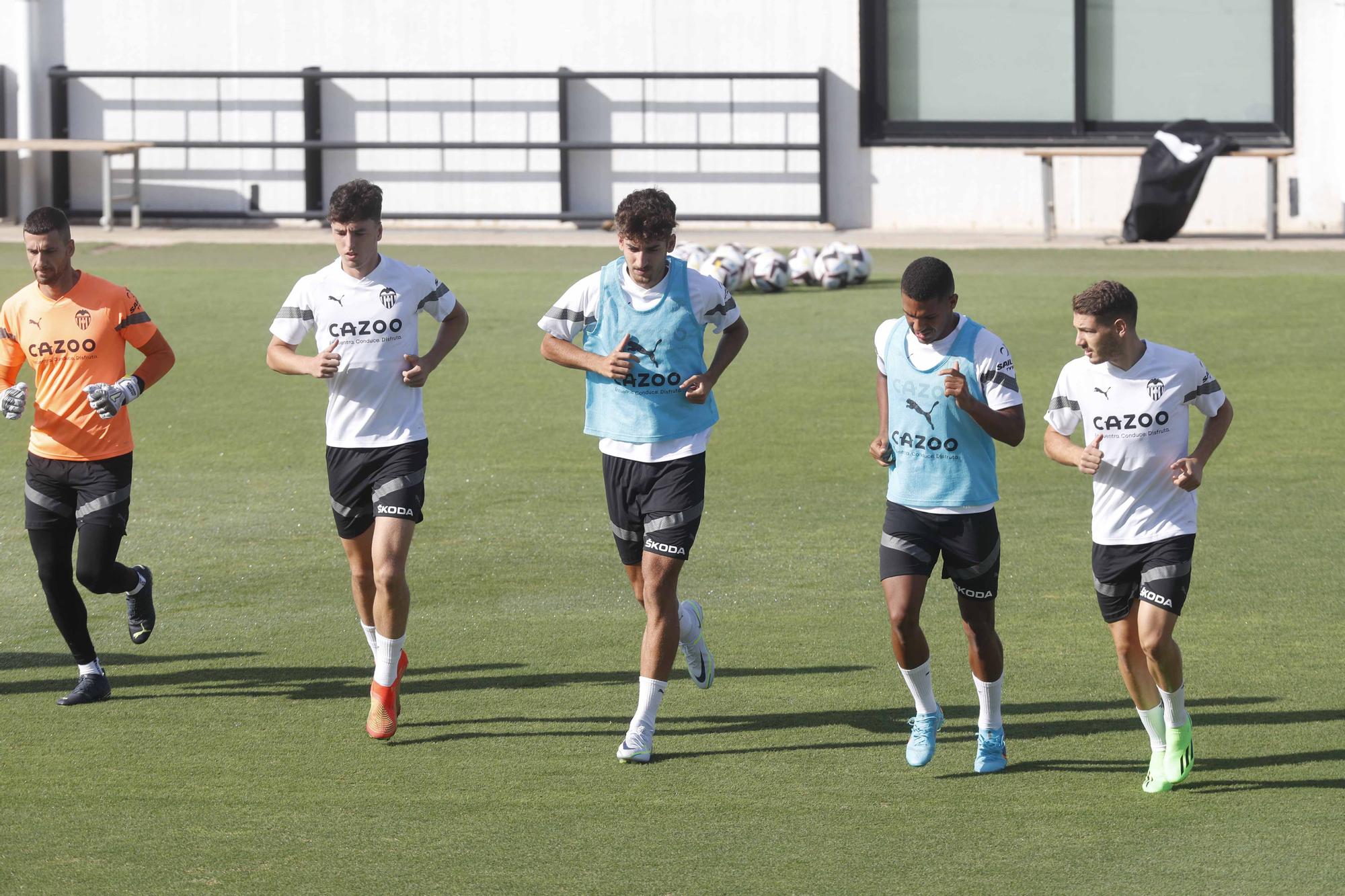 Entrenamiento previo a la segunda jornada de Laliga frente al Athletic de Bilbao