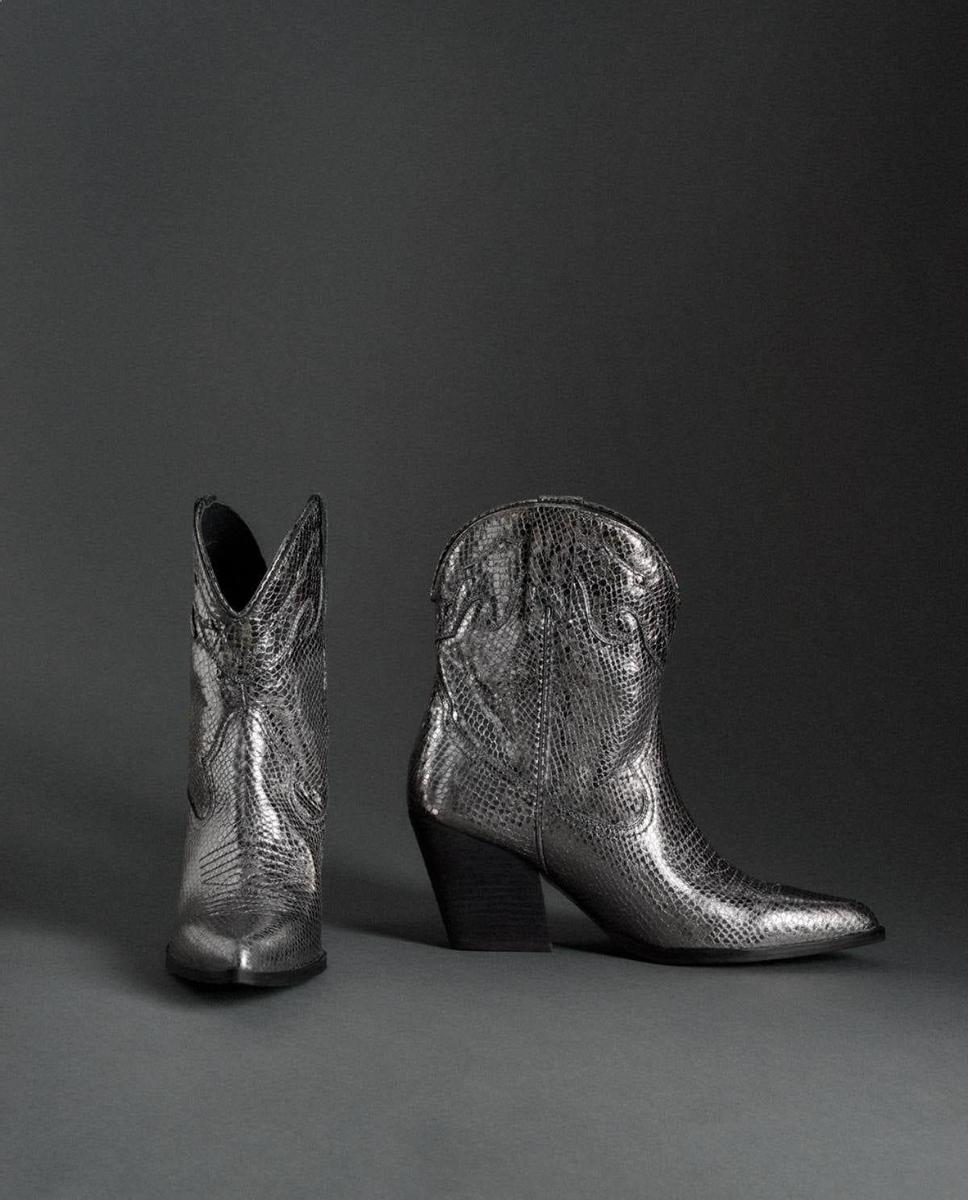 Botas cowboy metalizadas de Slow Love