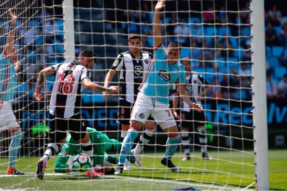 El Celta-Levante, en imágenes