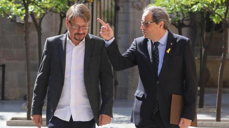 Torra se reunirá con Iglesias el lunes en la Generalitat