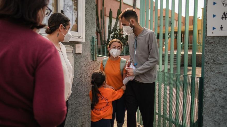 Casi cinco mil alumnos en La Palma, confinados