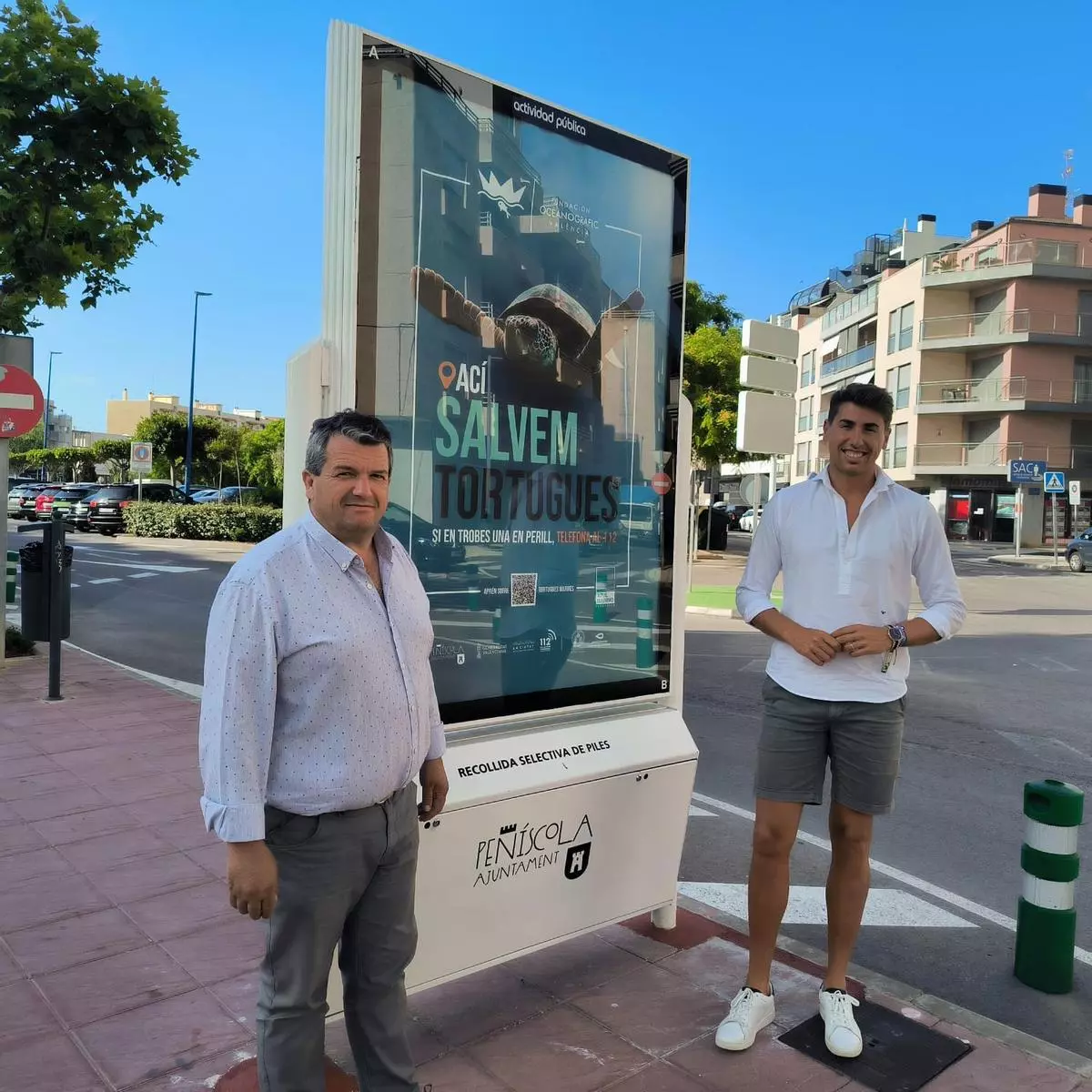 Peñíscola se suma, un nuevo año, a la campaña de sensibilización "Tortugues al Mediterrani"