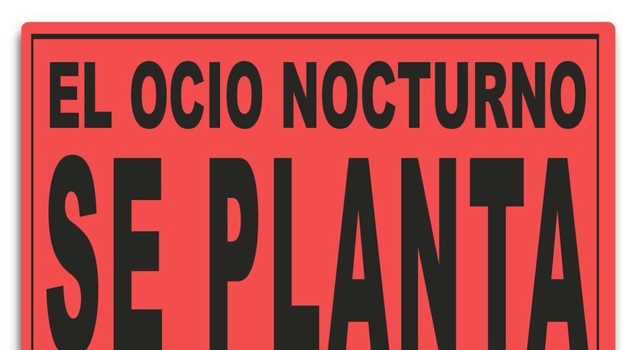 El cartel de la acampada del ocio y la hostería en València