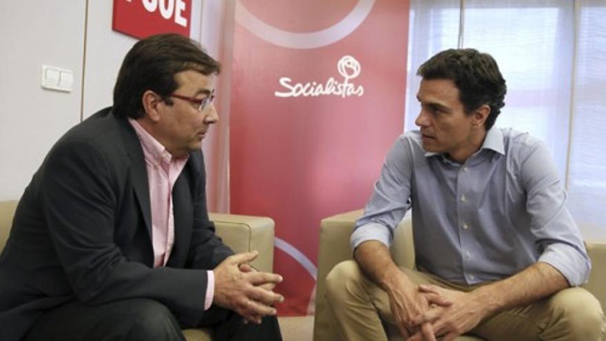 Sánchez recibe a los secretarios de Extremadura, Valencia y La Rioja