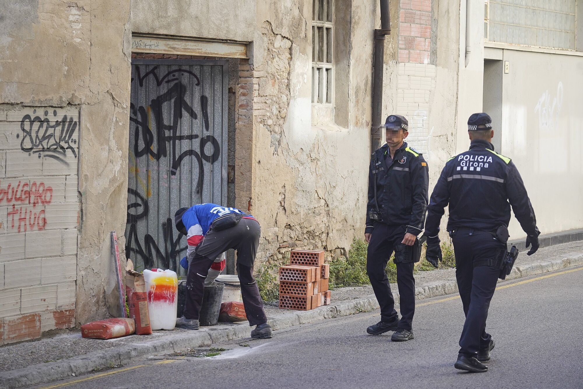 Girona carrer Tomàs Mieres desallotjament edifici ocupat