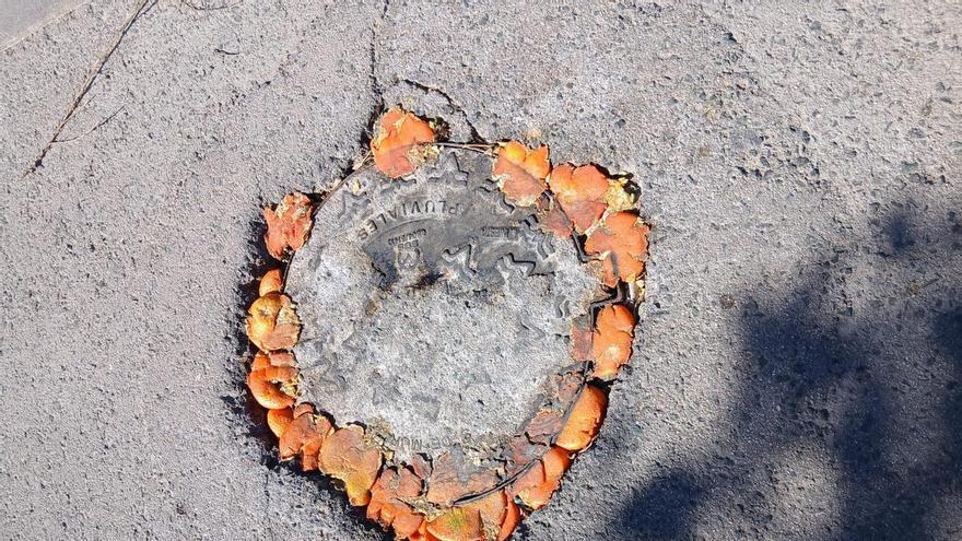 En Guadalupe sellamos las alcantarillas con naranjas