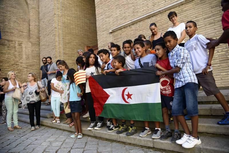 Los niños saharauis visitan las Cortes