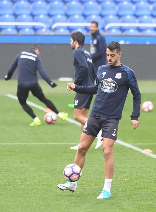 Última sesión antes del duelo ante el Valencia