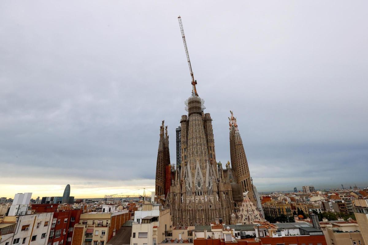 Vista de la Sagrada Familia. EFE/Toni Albir/Archivo