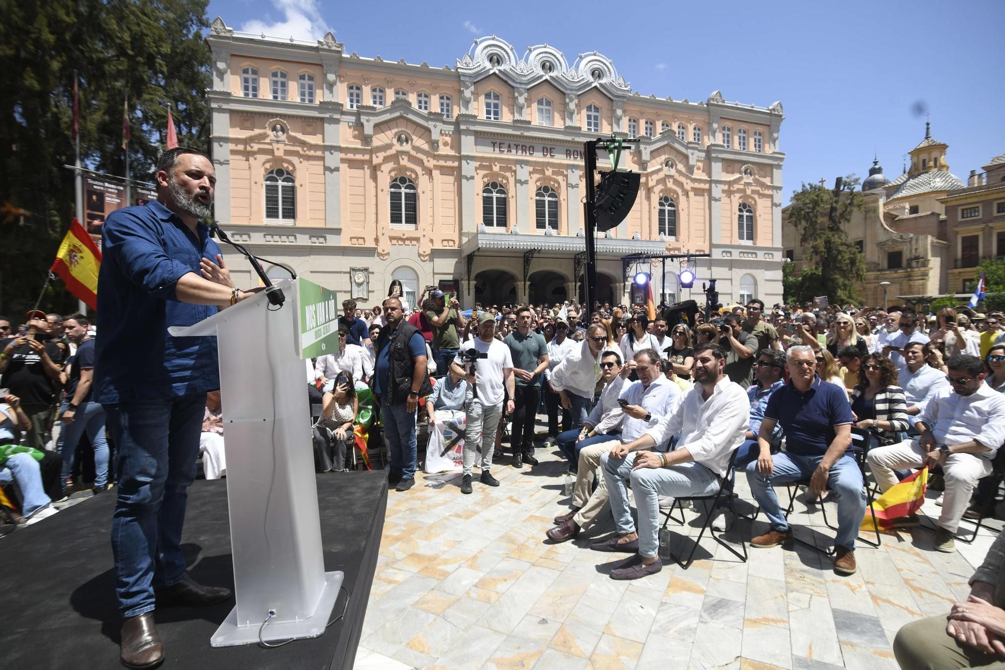 Acto de Santiago Abascal y Jorge Buxadé en Murcia