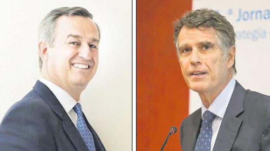 César González-Bueno, a la izquierda, y Jaime Guardiola, a la derecha.