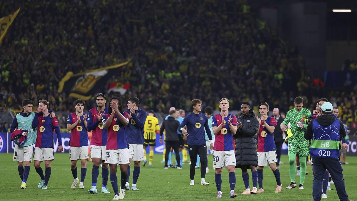 Resumen, goles y highlights del Borussia Dortmund 3 - 1 FC Barcelona de la vuelta de cuartos de final de la Champions League