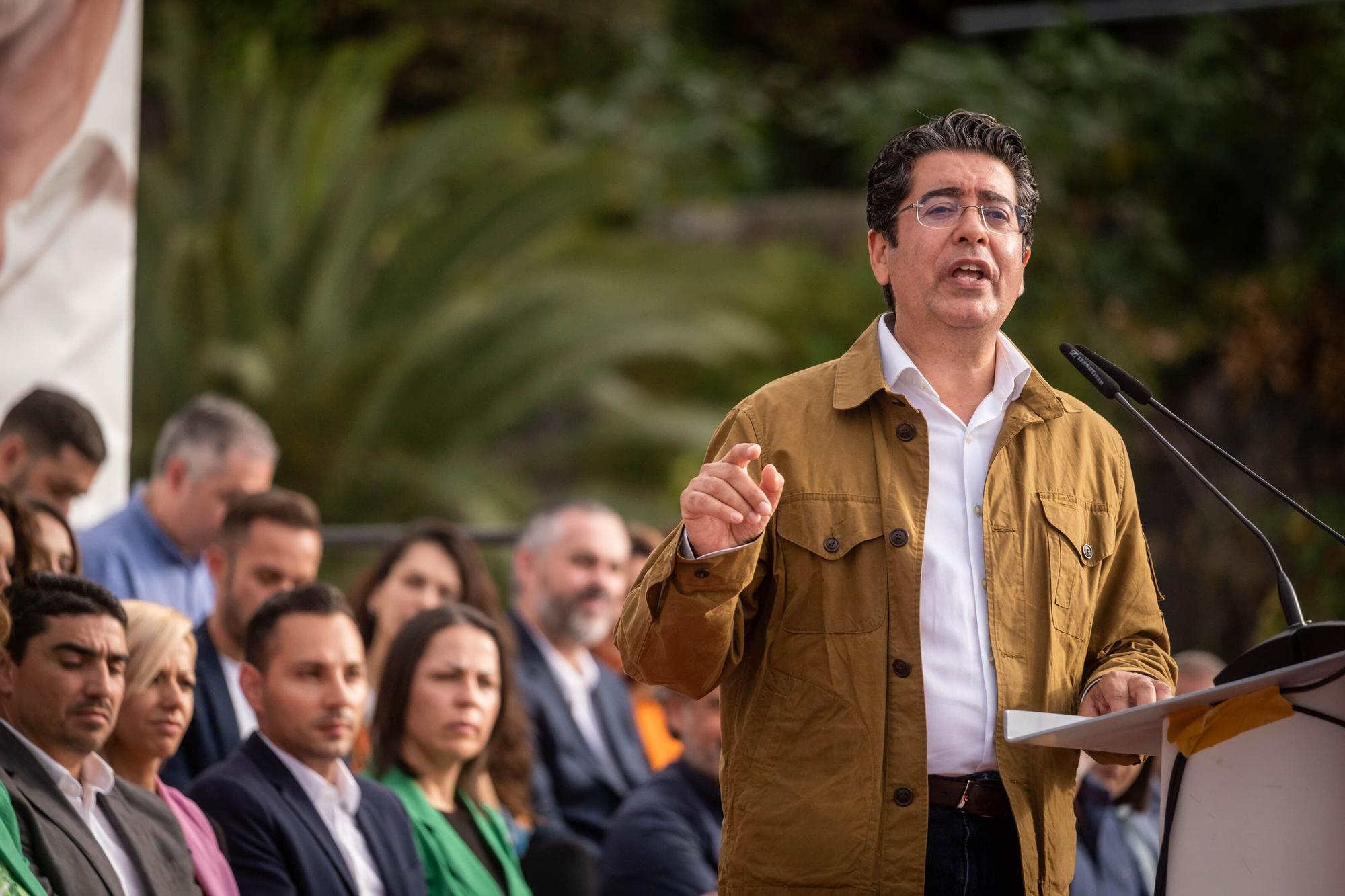 El PSOE presenta las candidaturas por la isla de Tenerife.