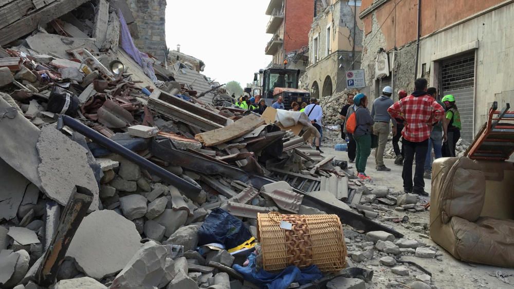 Terremoto en el centro de Italia