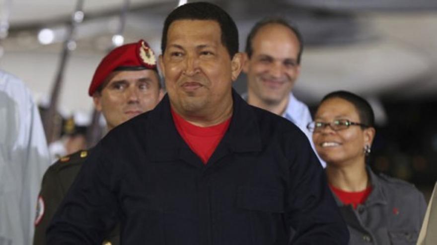 Chávez bromea con una futura santificación de Fidel Castro