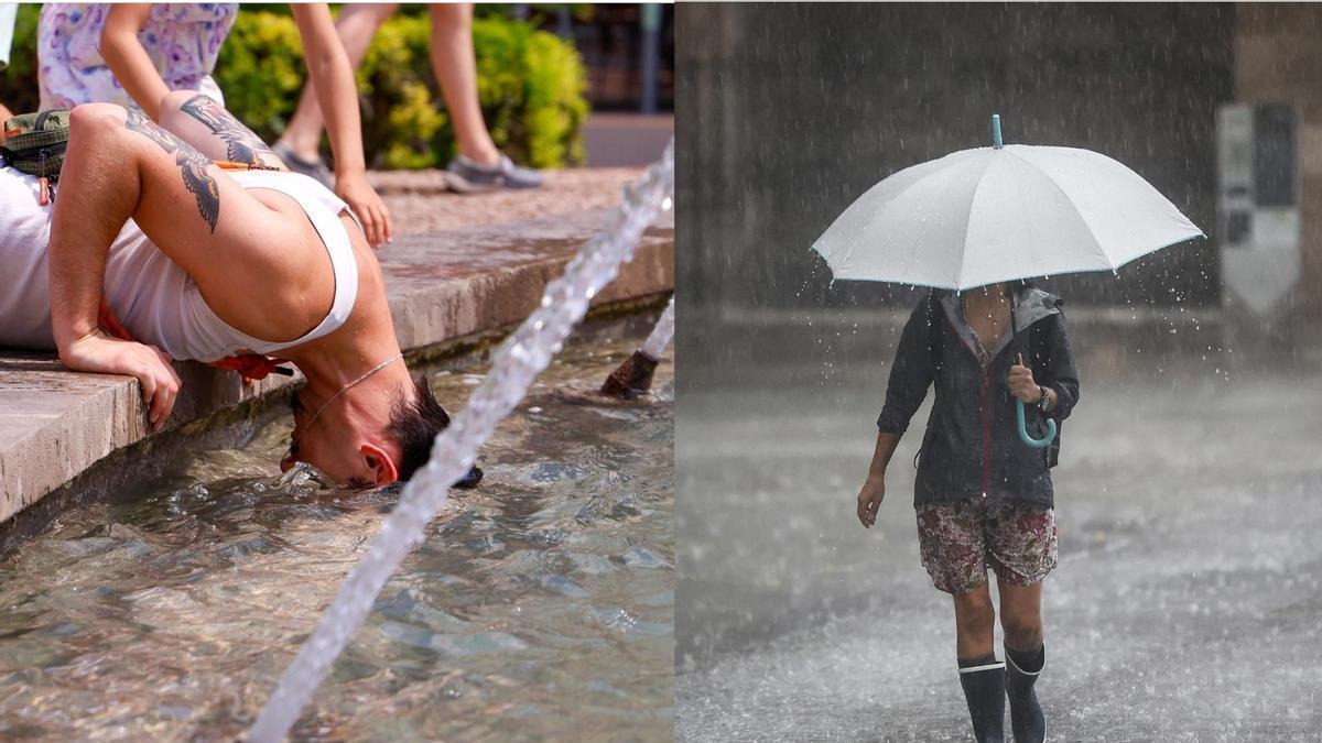 La Aemet activa varios avisos por tormentas acompañadas de granizo y calor
