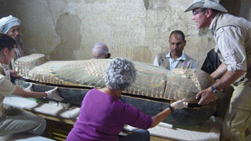 Un equipo español descubre una gran tumba del Antiguo Egipto
