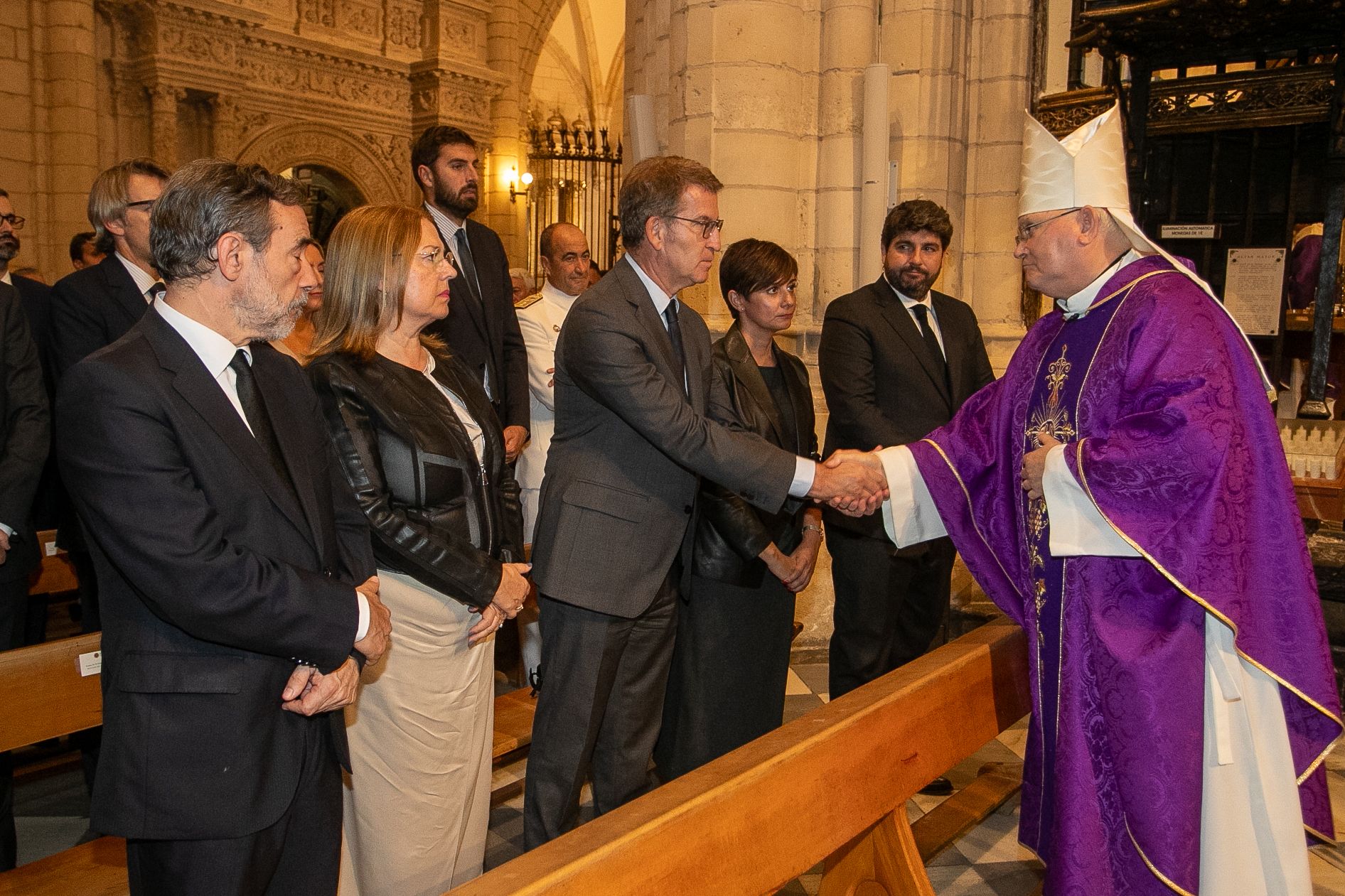 Funeral la Catedral de Murcia por las trece víctimas del incendio en las discotecas Atalayas