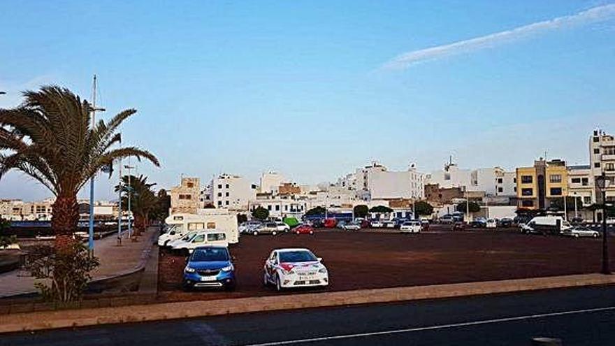 Imagen del conocido como solar junto a Ginory, en la capital de Lanzarote.