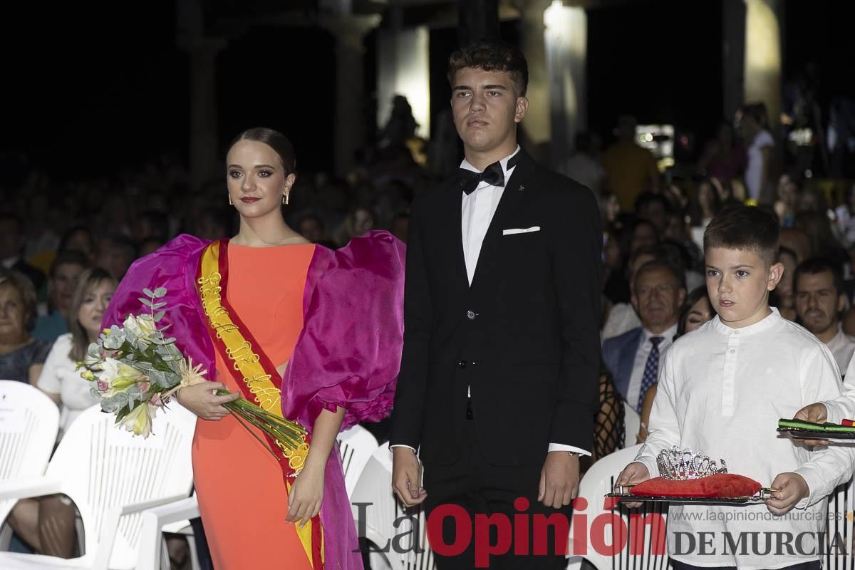 Así se ha vivido el pregón y la coronación de la reina de las Fiestas de Cehegín