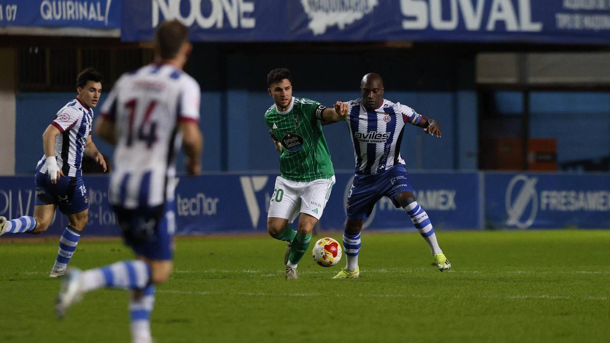 Una jugada del partido