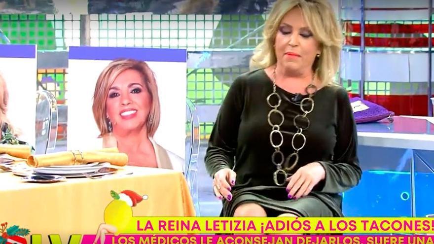 El despiste de Lydia Lozano que deja al descubierto su ropa interior: &quot;Ahora entiendo&quot;, apunta Rafa Mora