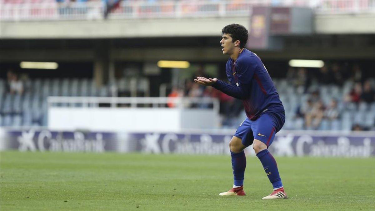 El gol de Aleñá no fue suficiente para la victoria del Barça B, que empató.